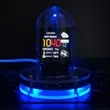Versatile Smart LCD Screen Mood Lighting Nixie Tube Clock | https://www.bestnamebadges.com