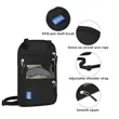 Versatile Portable RFID Passport Holder Travel Neck Wallet | https://www.bestnamebadges.com