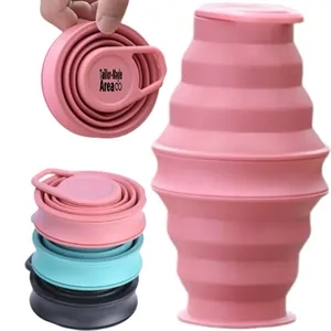 16.9Oz. Portable Collapsible  Silicone Water Bottles