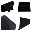 Office Mouse Mat Pad Non-Slip Rubber Black | https://www.bestnamebadges.com