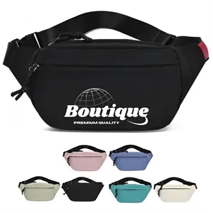 Unisex Fanny Pack Soft Leather Shoulder Crossbody Chest Bags