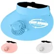 Adjustable Portable Fan Cap for Outdoor Adventures | https://www.bestnamebadges.com