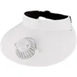 Adjustable Portable Fan Cap for Outdoor Adventures | https://www.bestnamebadges.com