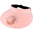 Adjustable Portable Fan Cap for Outdoor Adventures | https://www.bestnamebadges.com