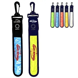 Backpack Reflective Strip Cycling Hiking Bag LED Light