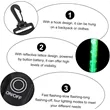 Backpack Reflective Strip Cycling Hiking Bag LED Light | https://www.bestnamebadges.com