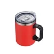 14oz. Double Wall SS / PP Campfire Mug with Clear Lid | https://www.bestnamebadges.com