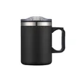 14oz. Double Wall SS / PP Campfire Mug with Clear Lid | https://www.bestnamebadges.com
