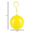 Disposable Universal Travel Portable Raincoat Ball | https://www.bestnamebadges.com