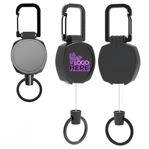 Retractable Badge Reel with Carabiner