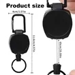 Retractable Badge Reel with Carabiner | https://www.bestnamebadges.com