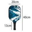 Fiberglass Pickleball Paddle Set with Balls | https://www.bestnamebadges.com