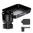 Car Cup Holder Tray with Rotating Food Table | https://www.bestnamebadges.com