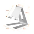 Stable Triangle Aluminum Desktop Phone Stand | https://www.bestnamebadges.com