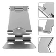 Adjustable Aluminum Foldable Phone Stand For Desk Use | https://www.bestnamebadges.com