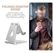 Adjustable Aluminum Foldable Phone Stand For Desk Use | https://www.bestnamebadges.com