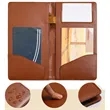 PU Leather Receipt Holder Menu Folder With Magnetic Closure | https://www.bestnamebadges.com