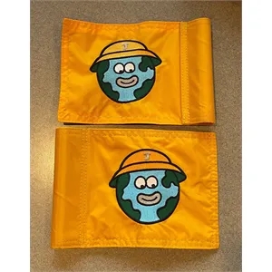 Golf Flag - EMBROIDERED - Practice Green 6"x8"