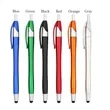 Custom Matte Color Stylus Ballpoint Pen | https://www.bestnamebadges.com