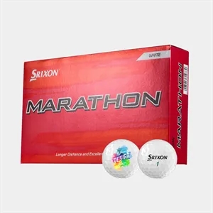 Srixon® 12 Pack Marathon Golf Balls | https://www.bestnamebadges.com
