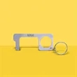 Stainless Steel No Touch Keychain Bottle Opener | https://www.bestnamebadges.com