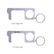 Stainless Steel No Touch Keychain Bottle Opener | https://www.bestnamebadges.com
