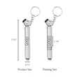 Mini Tire Gauge Key Chains | https://www.bestnamebadges.com