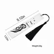 Artistic Engraving Custom Memorial Metal Bookmark | https://www.bestnamebadges.com
