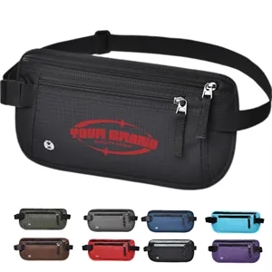 Customizable Logo Anti-Theft Travel Storage Wallet Waist Bag
