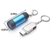 Mini Rechargeable LED Keychain Flashlight With USB | https://www.bestnamebadges.com