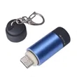 Mini Rechargeable LED Keychain Flashlight With USB | https://www.bestnamebadges.com