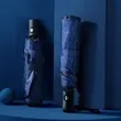 Blue Gift Set  Umbrella And Thermos Cup | https://www.bestnamebadges.com