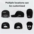 Customized Advertising Sun Hat Embroidered Baseball Cap | https://www.bestnamebadges.com