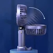 Mini Foldable Travel LED Handheld Fan | https://www.bestnamebadges.com