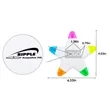 Five Colors Star Highlighter | https://www.bestnamebadges.com