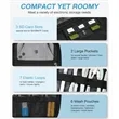Electronics Travel Organizer Case | https://www.bestnamebadges.com