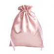 Satin Gift Pouch Drawstring Bag | https://www.bestnamebadges.com