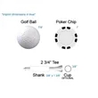 Custom 3 Ball Tournament Pack w/ Golf Tees | https://www.bestnamebadges.com