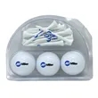 Custom 3 Ball Tournament Pack w/ Golf Tees | https://www.bestnamebadges.com
