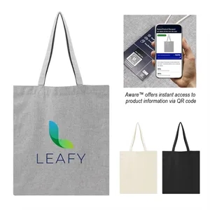 Aware™ 4 Oz. Recycled Cotton Tote Bag | https://www.bestnamebadges.com