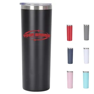 20 oz stainless steel insulated water bottle with straw