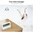 Electronic Alarm Clock With Temperature Humidity Display | https://www.bestnamebadges.com