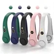 Neck-Mounted USB Rechargeable Digital Display Sports Fan | https://www.bestnamebadges.com