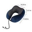 Airplane Travel Neck Support Soft U Shape Pillow | https://www.bestnamebadges.com