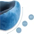 Airplane Travel Neck Support Soft U Shape Pillow | https://www.bestnamebadges.com