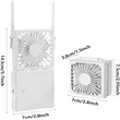Mini Lanyard Portable Handheld Fan USB Rechargeable | https://www.bestnamebadges.com