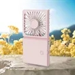 Mini Lanyard Portable Handheld Fan USB Rechargeable | https://www.bestnamebadges.com