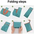 Foldable Portable One Shoulder Reusable Shopping Bag | https://www.bestnamebadges.com