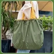 Foldable Portable One Shoulder Reusable Shopping Bag | https://www.bestnamebadges.com