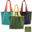 Foldable Portable One Shoulder Reusable Shopping Bag | https://www.bestnamebadges.com